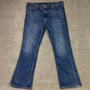 Levi's 527 Slim Bootcut Jeans Men's 40 x 32 Blue Cotton Boot Cut
